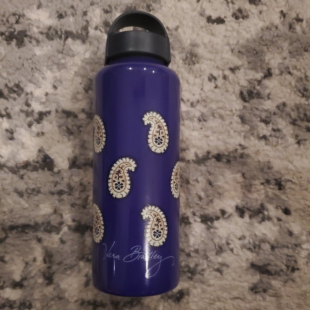 Very Bradley Paisley Purple Water Bottle || GUC - Picture 1 of 9